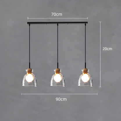 Lustre - Suspension Minimaliste En Verre