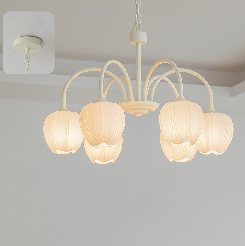 Lustre Tulipes Suspendues Élégant