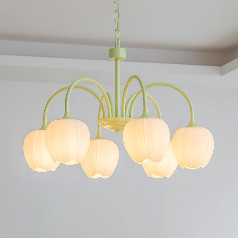 Lustre Tulipes Suspendues Élégant