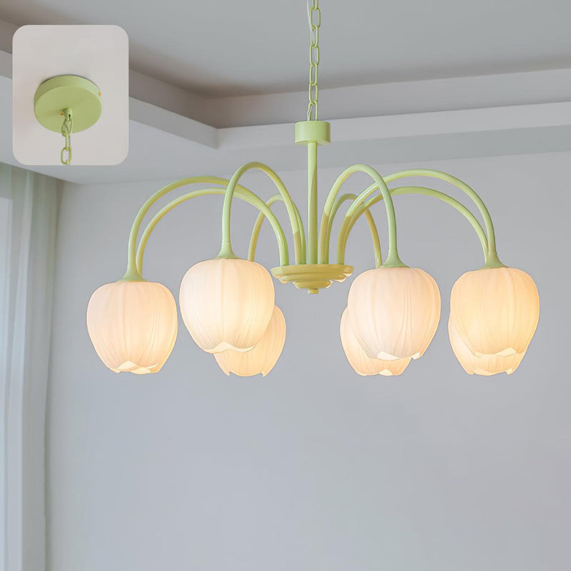 Lustre Tulipes Suspendues Élégant