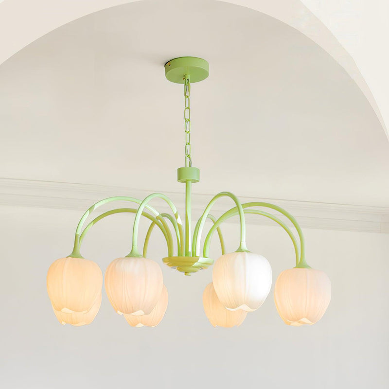 Lustre Tulipes Suspendues Élégant