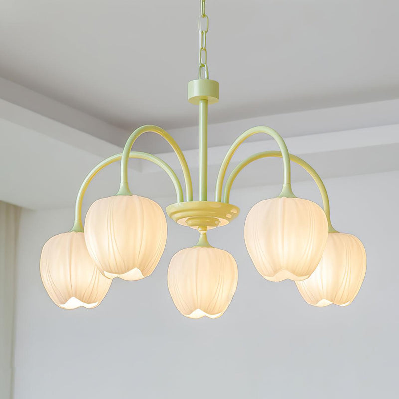Lustre Tulipes Suspendues Élégant