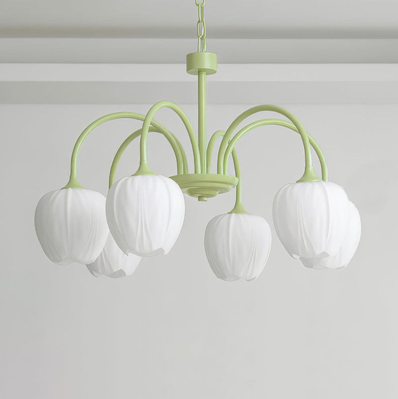 Lustre Tulipes Suspendues Élégant