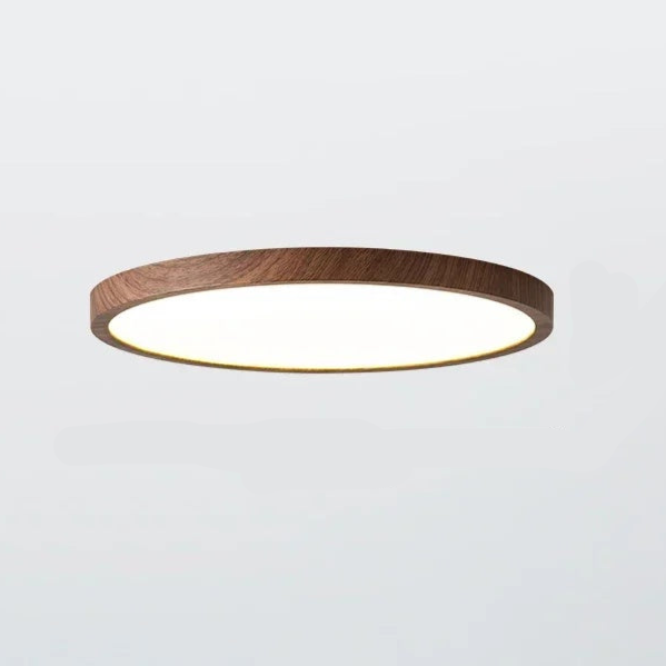 Plafonnier épurée en bois