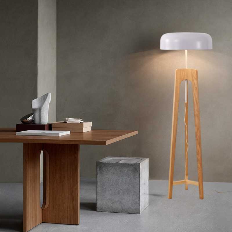 Lampadaire Norvégien Bois & Lin