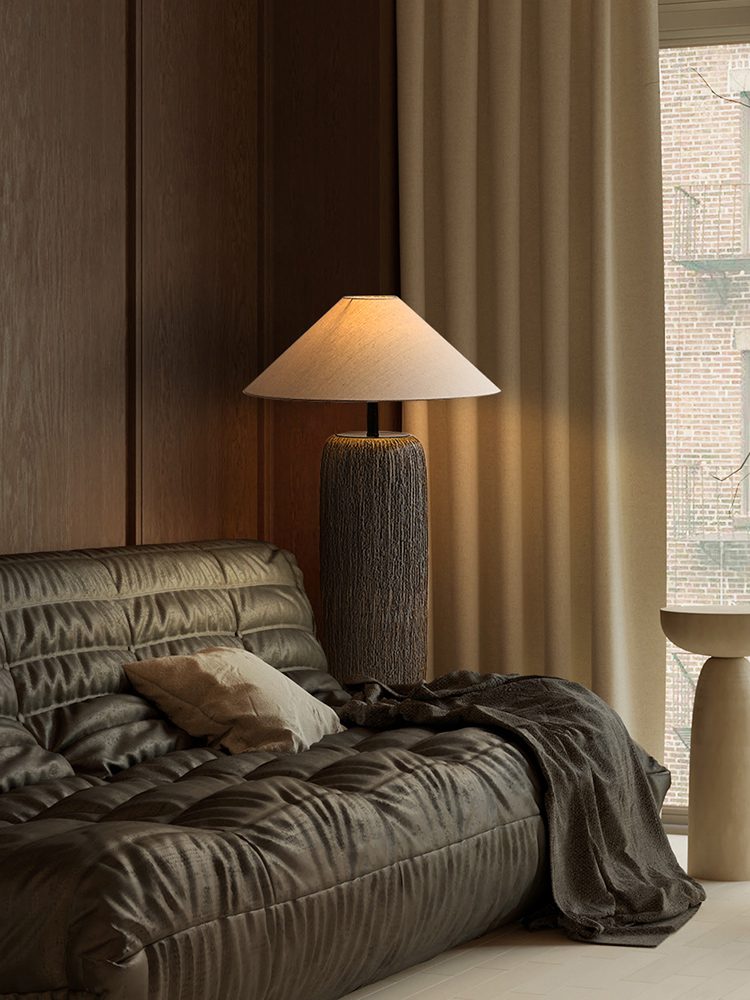 Lampadaire Bois Vieilli Authentique
