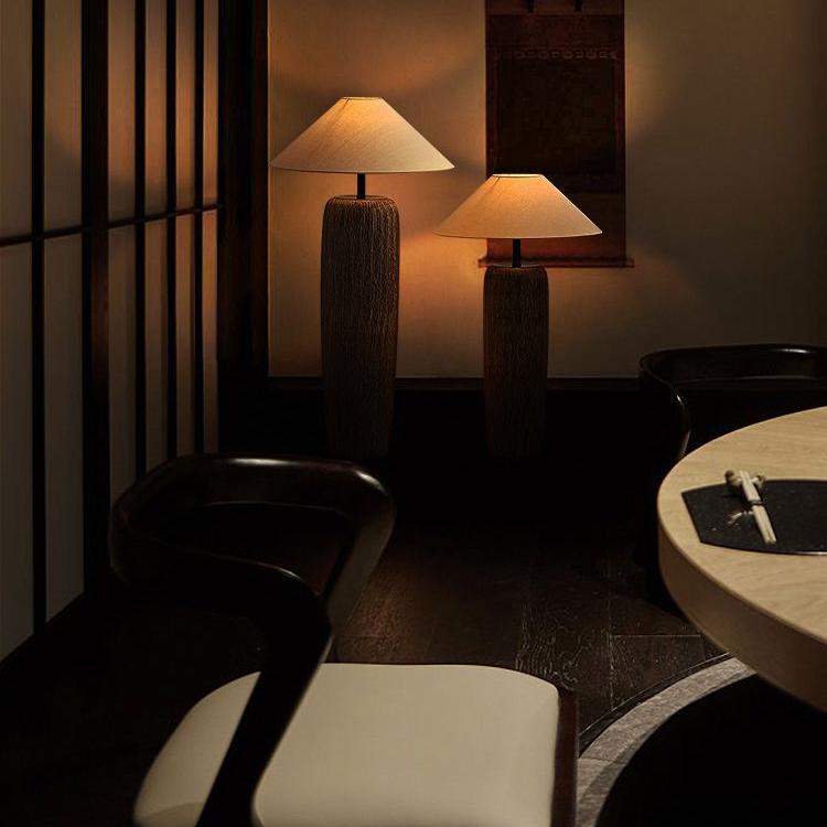 Lampadaire Bois Vieilli Authentique
