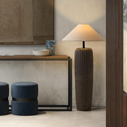 Lampadaire Bois Vieilli Authentique