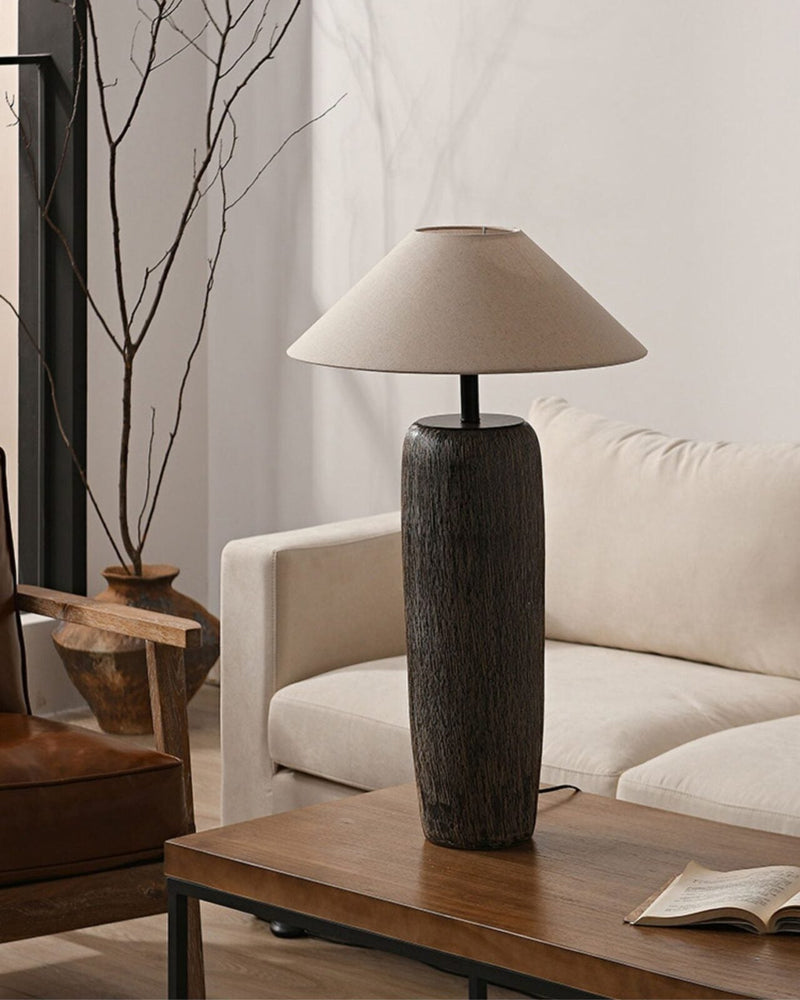 Lampadaire Bois Vieilli Authentique
