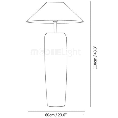 Lampadaire Bois Vieilli Authentique