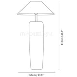 Lampadaire Bois Vieilli Authentique