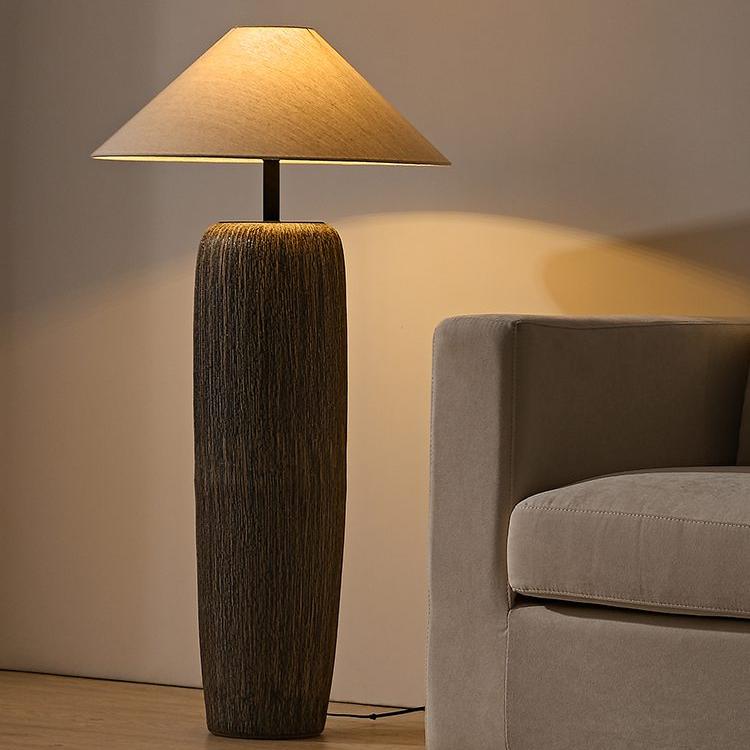 Lampadaire Bois Vieilli Authentique