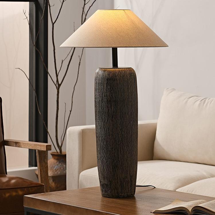 Lampadaire Bois Vieilli Authentique