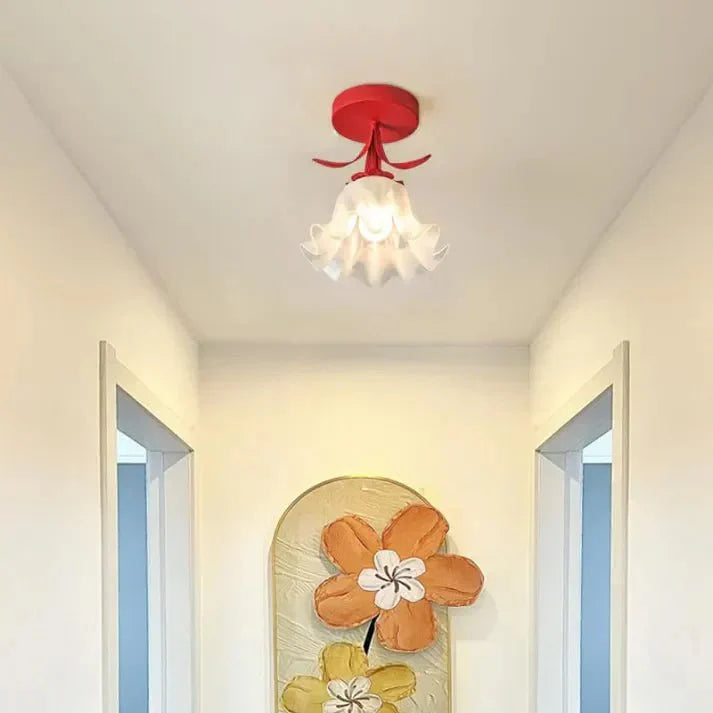 Plafonnier simple avec des mini-fleurs