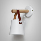 Applique Murale Conique en Bois Naturel