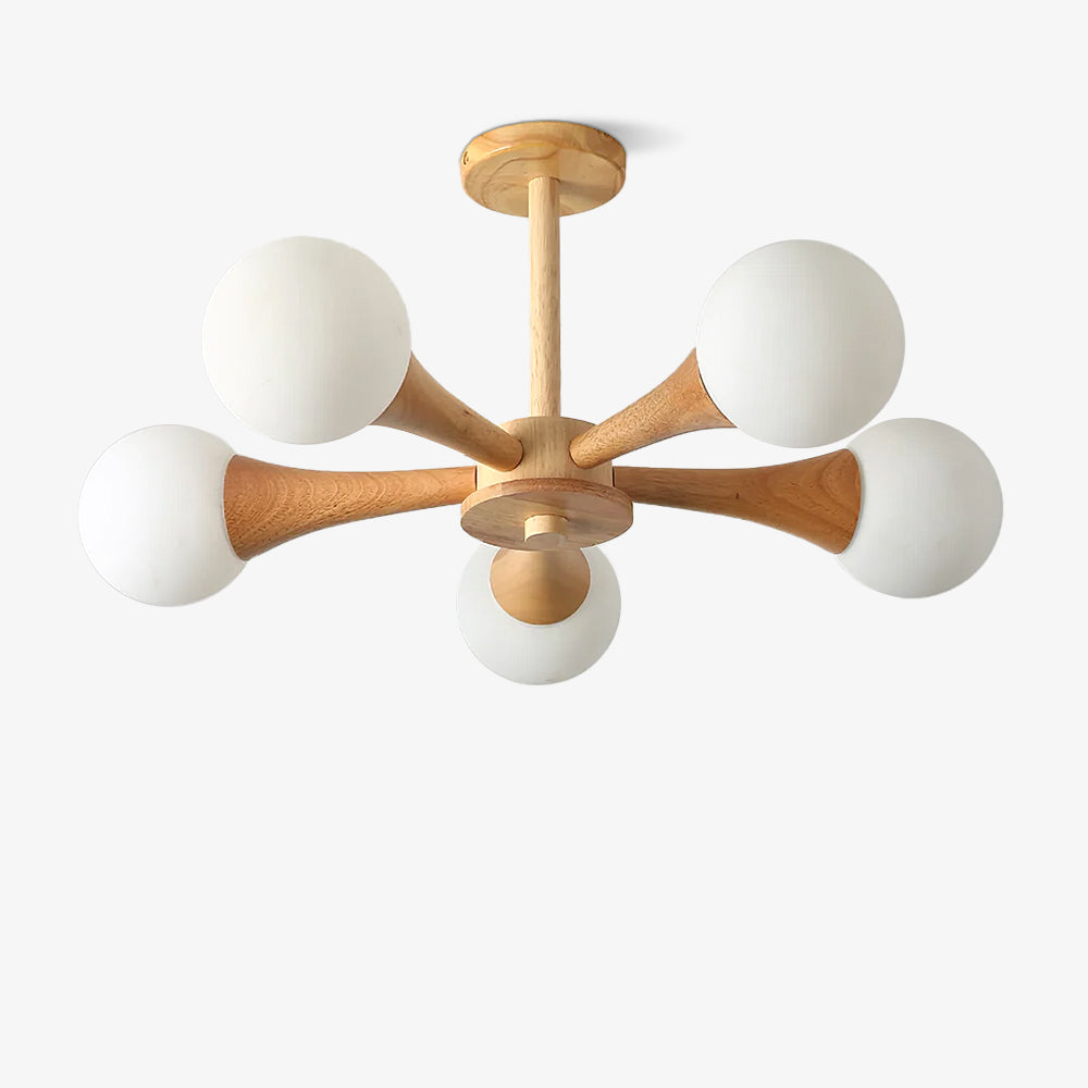 Lustre En Bois Style Japonais