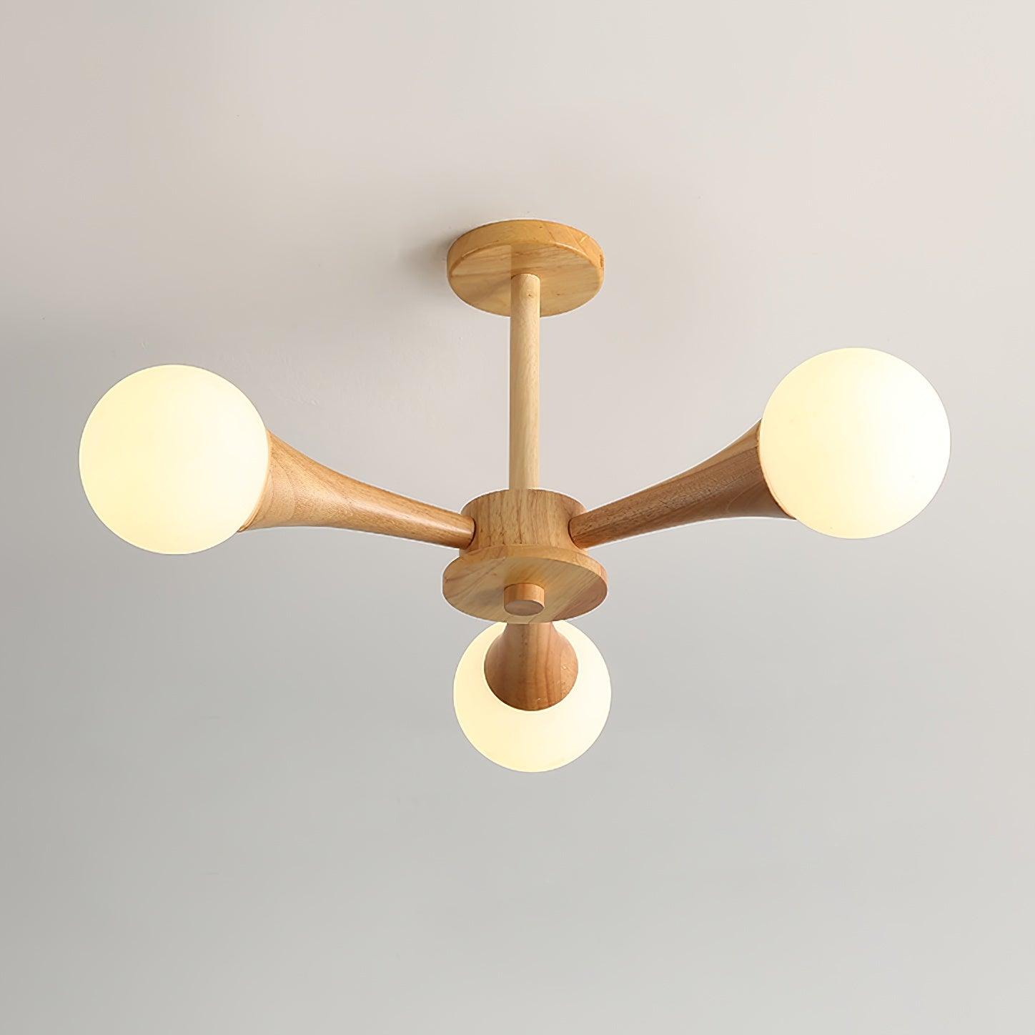 Lustre En Bois Style Japonais