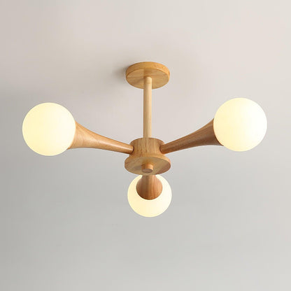 Lustre En Bois Style Japonais
