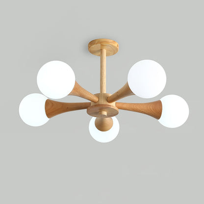 Lustre En Bois Style Japonais