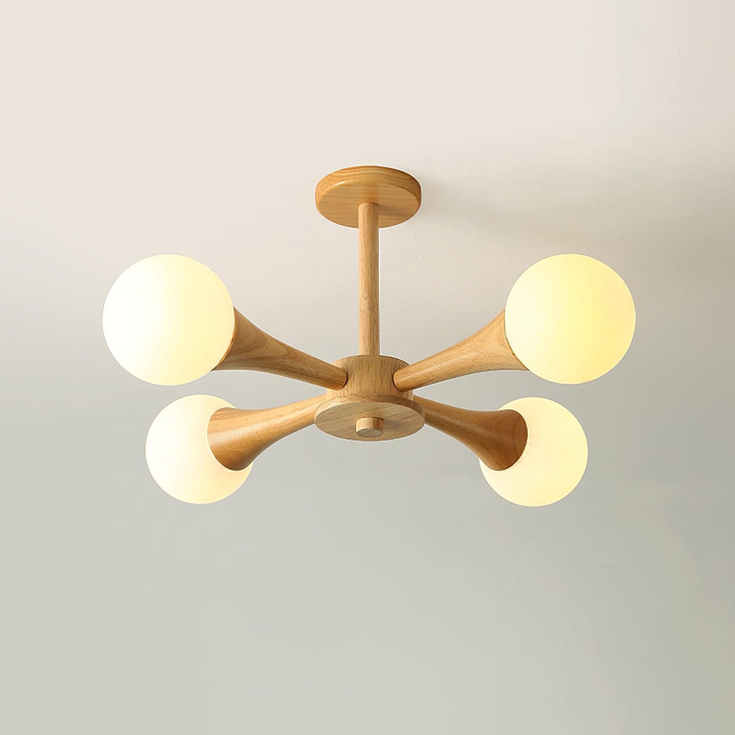 Lustre En Bois Style Japonais