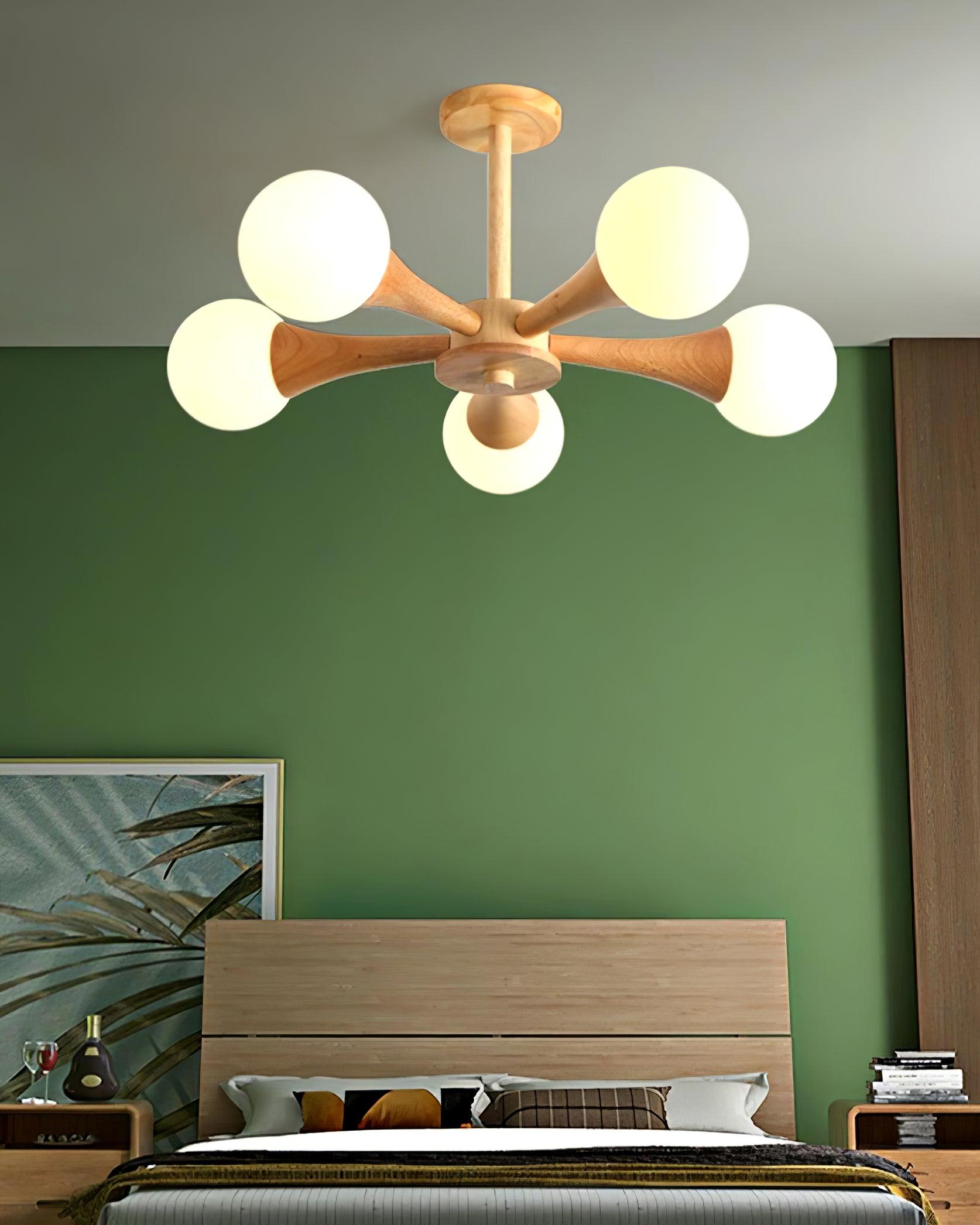 Lustre En Bois Style Japonais