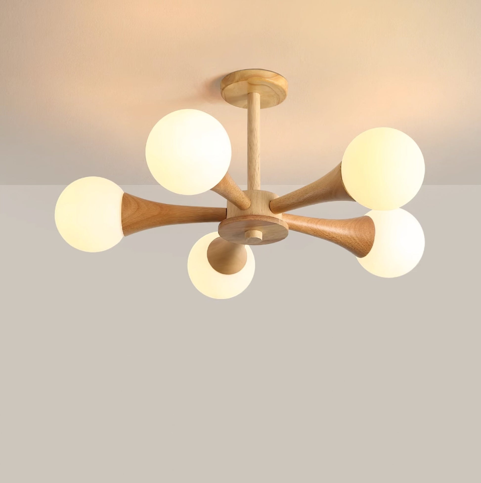Lustre En Bois Style Japonais