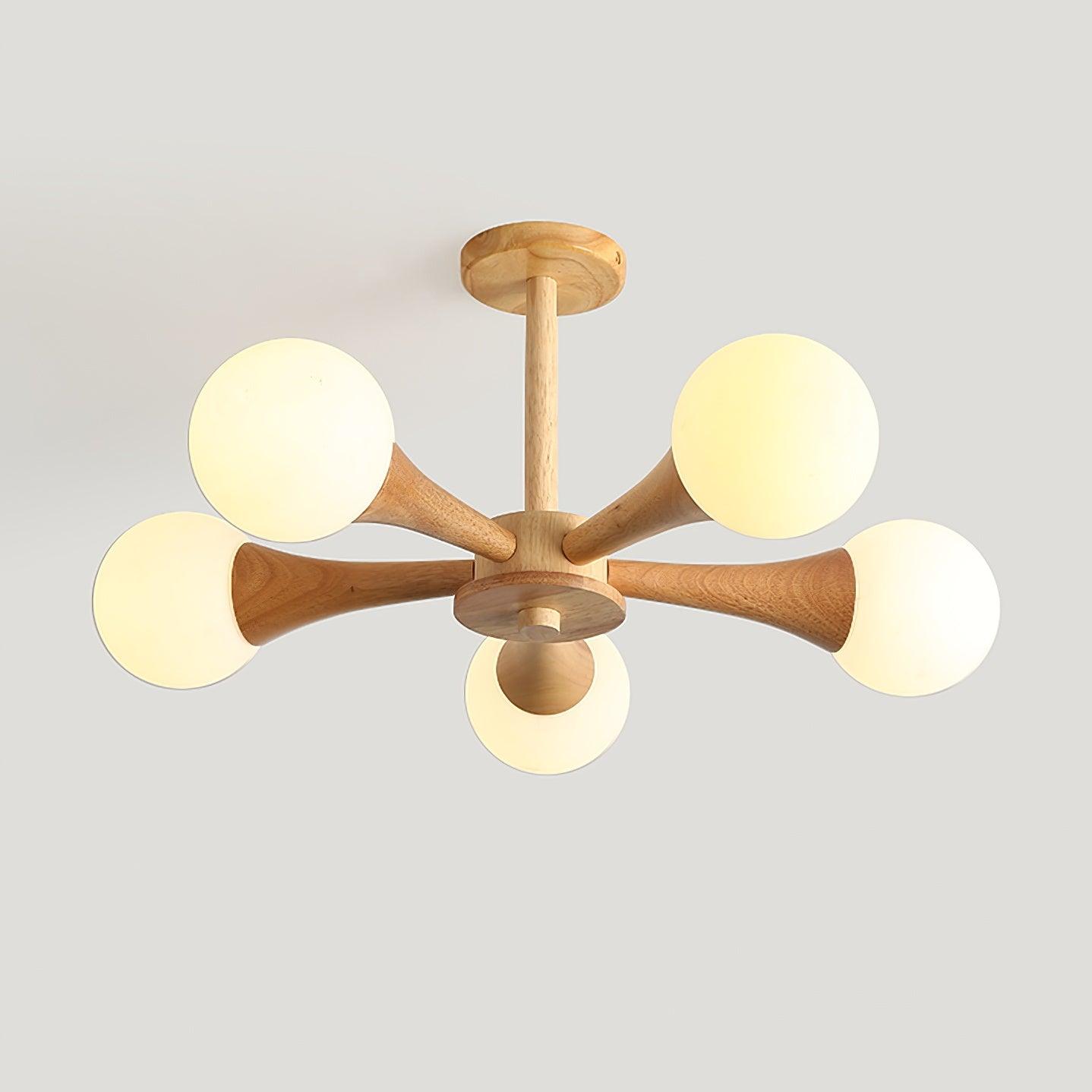 Lustre En Bois Style Japonais