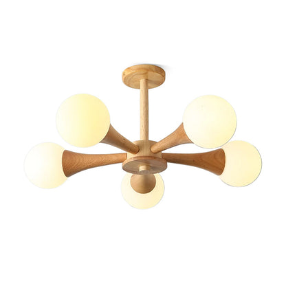 Lustre En Bois Style Japonais