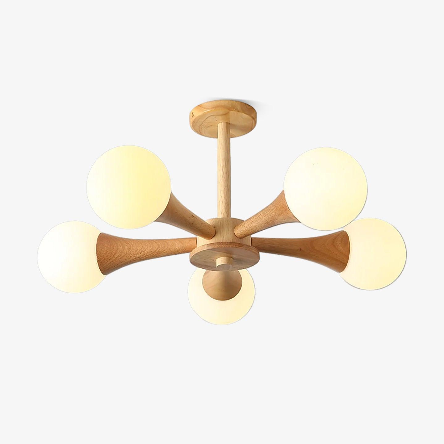 Lustre En Bois Style Japonais