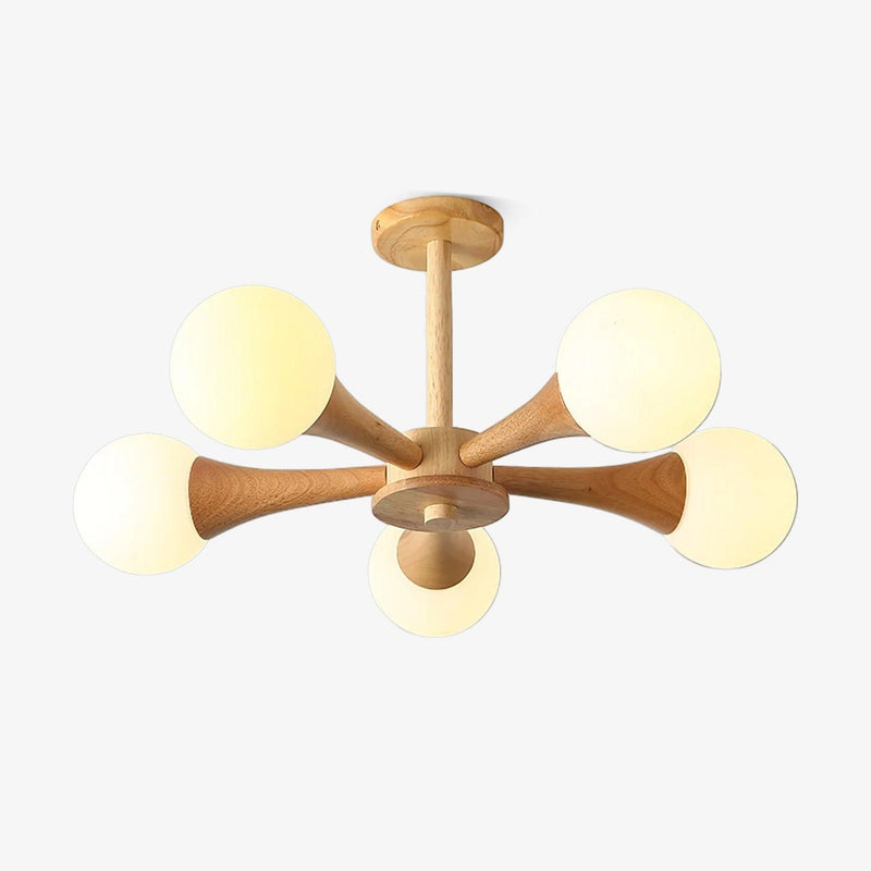 Lustre En Bois Style Japonais
