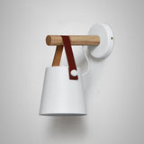 Applique Murale Conique en Bois Naturel