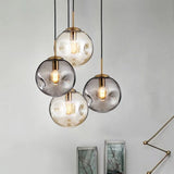 Suspension Luminaire Boule de verre Moderne