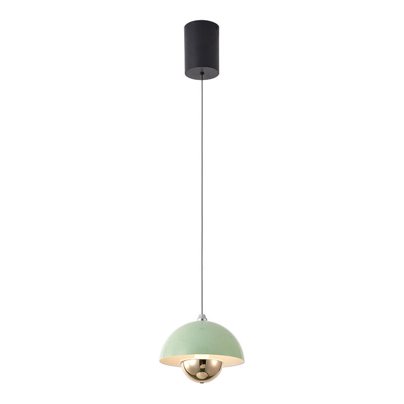 Suspension Luminaire Macaron en Forme de Bouton de Fleur