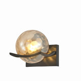 Applique Murale Boule En Verre Transparent Moderne