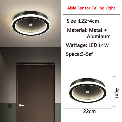 Plafonnier LED avec Détecteur de mouvement