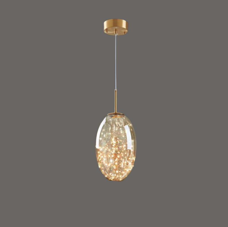Suspension Luminaire Crystal Verre Luxueux