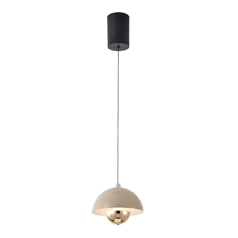 Suspension Luminaire Macaron en Forme de Bouton de Fleur