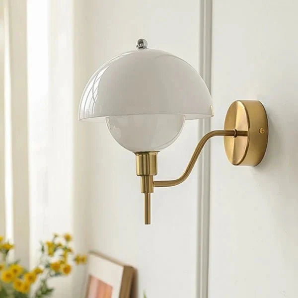 Applique Murale Champignon Crème Douce