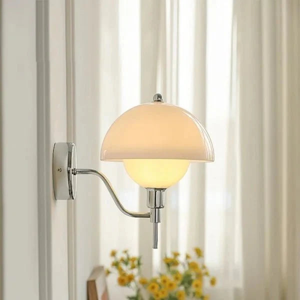 Applique Murale Champignon Crème Douce