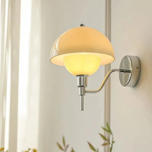 Applique Murale Champignon Crème Douce