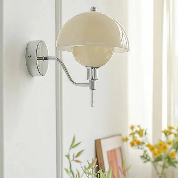 Applique Murale Champignon Crème Douce