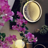 Applique Murale Lune 3D Ambre