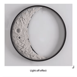 Applique Murale Lune 3D Ambre