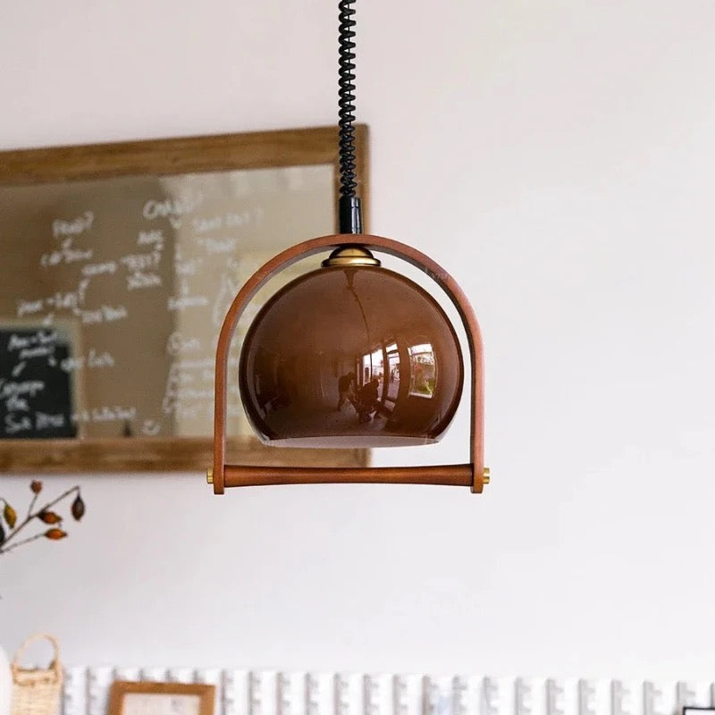 Suspension Luminaire Vintage En Verre