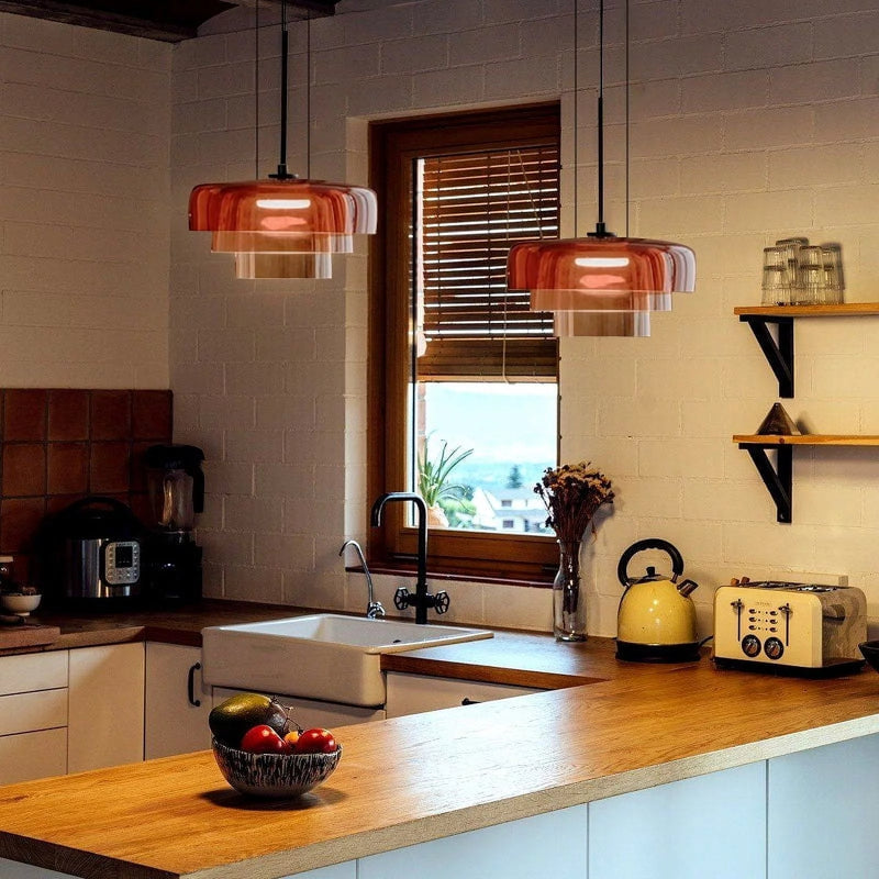Suspension Luminaire en verre