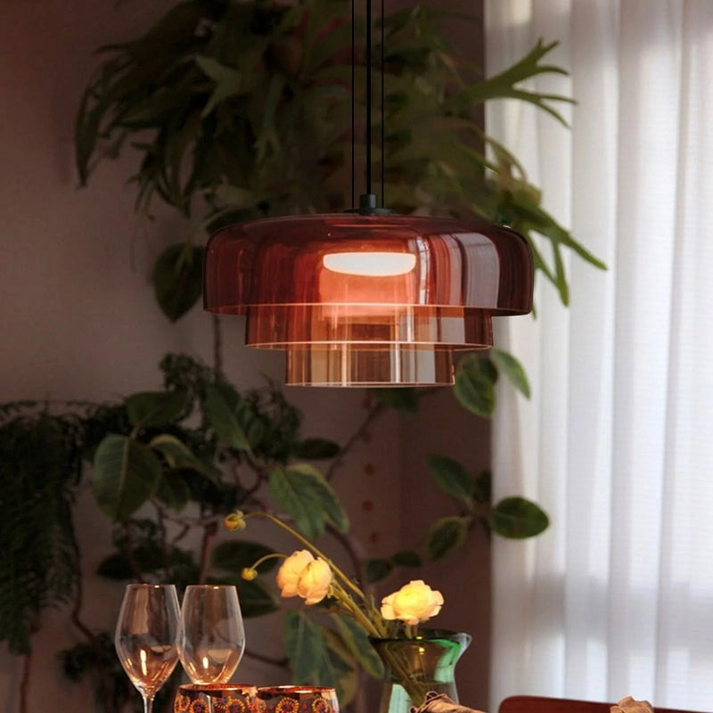 Suspension Luminaire en verre