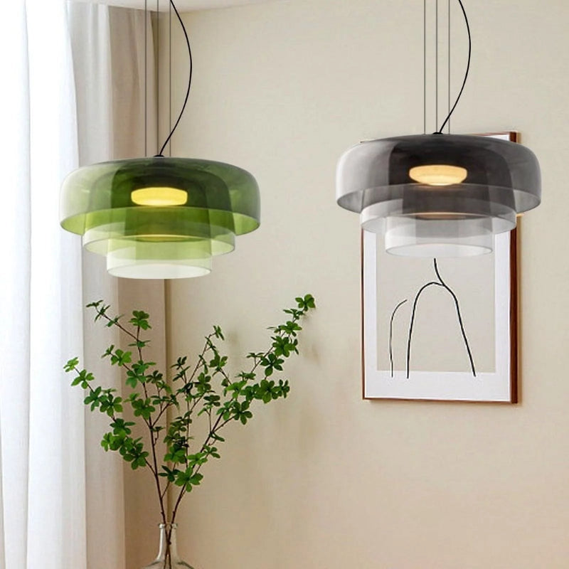 Suspension Luminaire en verre