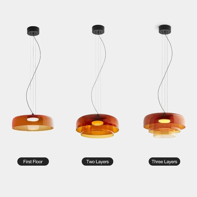 Suspension Luminaire en verre