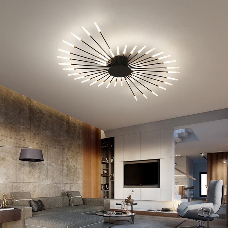 Lustre Multi Branches LED Moderne