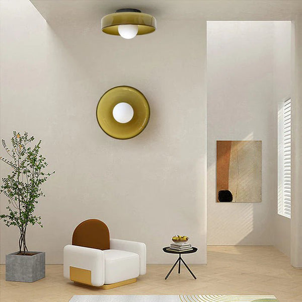 Plafonnier en verre Design